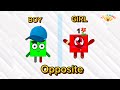 NUMBERBLOCKS LEARN THE OPPOSITE WORDS | ANTONYMS WORDS | learning city