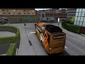 India Bus transported thru Ferry ship | Euro truck simulator 2 bus driving