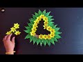 Quick and Easy Paper Wall Hanging Ideas / Paper Craft For Home Decoration / Flower wall hanging /DIY