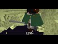 Becoming LEVI From Attack On Titan Minecraft