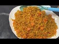 Perfect jallof rice with vegetables | flavourful and colourful delight