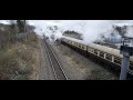 GWR 4073 Class 7029 'Clun Castle' powers through Tyseley with 'The Polar Express' 23/12/23