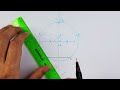 How to draw a pentagon - Method 3
