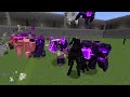 IRON GOLEMS vs ENDERMEN in Mob Battle