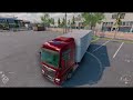 Truck And Logistics Simulator - Loading and hauling bricks - MAN semi truck and a Forklift