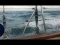 Old firefighters racing  overturned yachtEnglish Channel