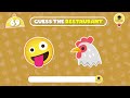 Can You Guess the Fast Food Restaurant by Emoji 2024? 🍔|Great Quiz