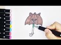 How to draw a Bear Umbrella #drawing #umbrella #cutedrawing