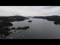 Flying in Lake Windermere