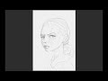 [Digital] Portrait Drawing Practice ♦ Real-time drawing ♦ 24VII24 ♦ Unedited ♦ No Sound