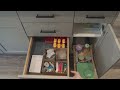 10 Kitchen Organization Tips 🏠| Organize Kitchen With Me + Emptying All Drawers!