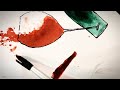 Watercolour painting 🍷🍾 | Ideas 💡 For Beginners 🤗