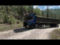 Timber Trucking Through Extreme Terrains Deep In The Forest | Scania R580 SUPER | #ets2 1.49