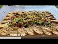 Tempting chaat Board |  New Way To Serve papdi chaat