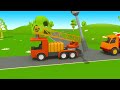 Leo the truck - Car cartoon. The traffic light. Learning video.
