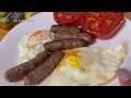 whataburger pancake,savory sausage, eggs, tomato | zokitchen