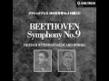 The first recording of Beethoven's 9th Symphony