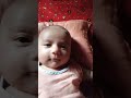 Baby playing video