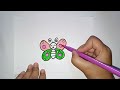 How to draw  butterfly step by step - Butterfly drawing - Drawing and painting for kids and toddler
