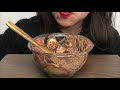 ASMR | CHOCOLATE BISCUIT&BANANA PUDDING 【EATING SOUND】