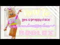 How to get a preppy face under 200 robux! - creamyclaira