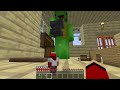 JJ Family Built a House Under Mikey’s BED in Minecraft (Maizen)