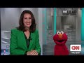 Elmo asked us all how we were doing. Jake Tapper decided to ask him too