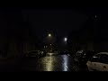 4k ASMR WALKING IN HEAVY RAIN THUNDERSTORM at Night No ADS | relaxing ASMR Rain for sleeping