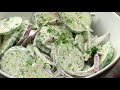 Simple Gurkensalat German Cucumber Salad - By Naughty Food