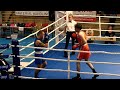 Amateur boxer with slick defense