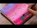 Easy Sunflower🌻 Field Acrylic Painting Step By Step｜Painting For Beginners (1371)｜Oddly Satisfying