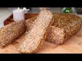 Oatmeal bread for those who are on a diet. Suitable for diabetics.
