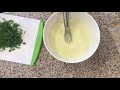 How to mix banh xeo batter