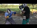 Boxing RobertG305 & Dan Champ Calafell Sparring 08/28/20 Tropical Park Miami