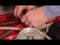 How to change the deck belt | Troy-Bilt riding lawn mower