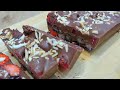 Strawberry Chocolate Bark With Raspberry and Nuts | Easy fruit bark Recipe