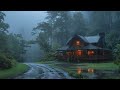 Eliminate All Worries And Sleep Well With Heavy Rain In The Forest | Natural Sounds For Sleep, Study