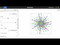 Rainbow Flower  Spiral Tutorial | Desmos 3D | Mathematics| Graphing Calculator