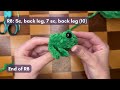 How to Crochet a Pocket Frog | step-by-step tutorial for advanced beginners