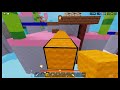 Playing bedwars with my friend for the first time