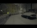 Heavy Snowfall in Helsinki Finland! Night Walk in Kallio District - Winter Wonderland (5 Jan 2022)