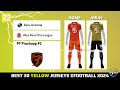 Best 30 Yellow Colour Jerseys eFootball 2024 | EFXPACK