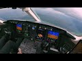 4K | Pilot's View | My First Landing at Aspen In Bad Weather