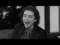 timothée chalamet laughing for 3 minutes