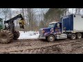 Serious Log Truck Stuck!!!