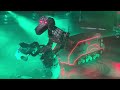 MEGASAURUS The Car-Eating, Fire-Breathing, Transforming Robot at Hot Wheels Monster Truck Glow Party