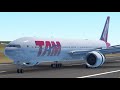 Infinite Flight GLOBAL: Rio de Janeiro (GIG) - Sao Paulo (GRU) | TIMELAPSE | TAM Brazil | Boeing 777