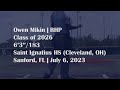 Owen Mikin - RHP, Saint Ignatius HS (OH) - 7/6/23