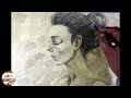 How to draw a realistic portrait Drawing || Art By Ropri