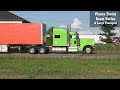 Bright Green Peterbilt 389 Spotted At Sarnia Truck Stop